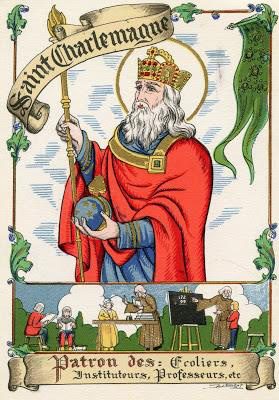 Charlemagne : patron des écoliers